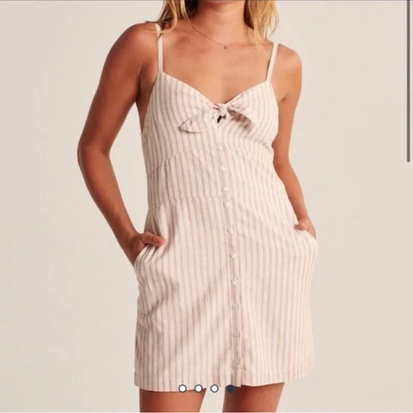 Abercrombie & Fitch | Dresses | Abercrombie Fitch Linen Striped Tie Front Button Dress S | Poshmark Abercrombie & Fitch | Dresses | Abercrombie Fitch Linen Striped Tie Front Button Dress S | Poshmark